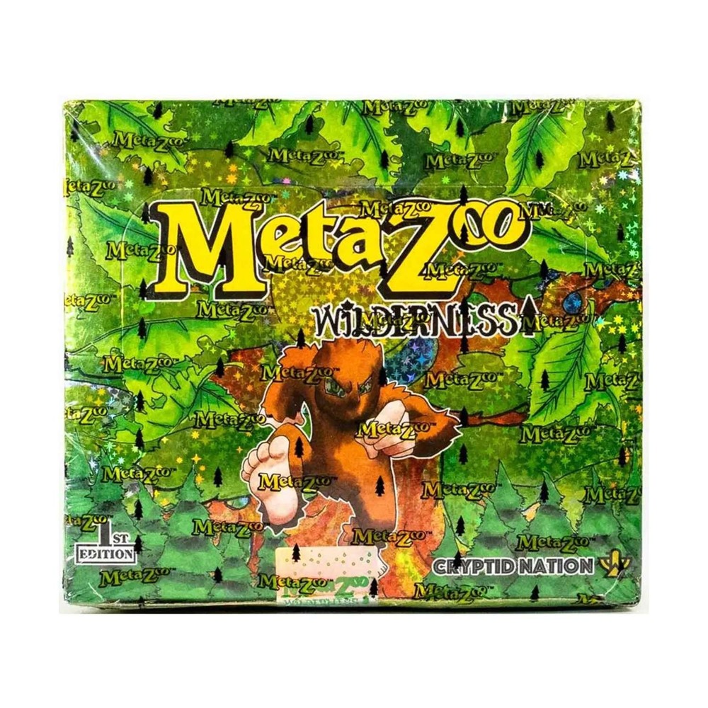 MetaZoo Cryptid Nation Wilderness 1st Edition Booster Box 36 Packs Sealed TCG